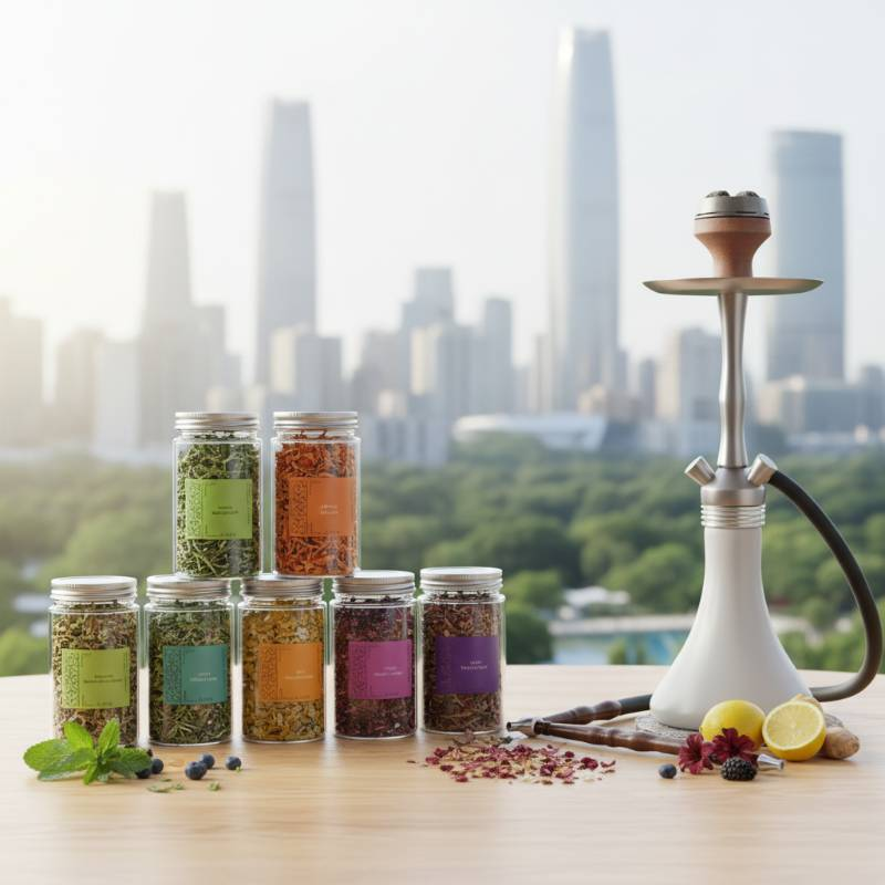 Herbal shisha flavors