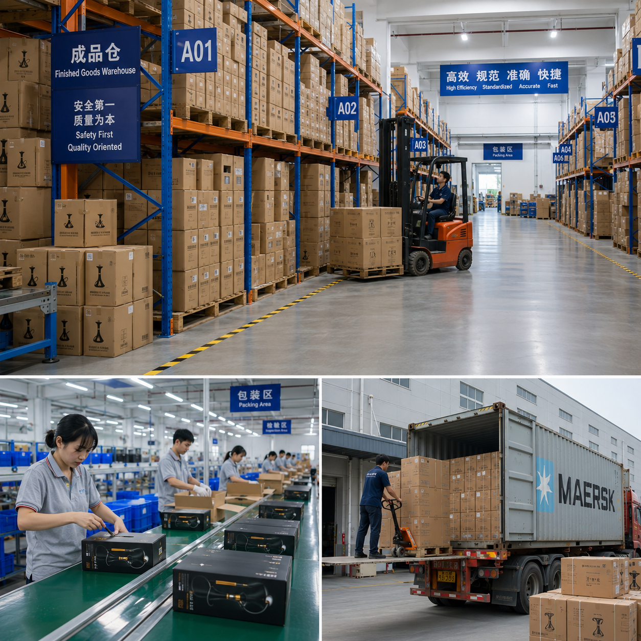 Modern electric hookah warehouse logistics