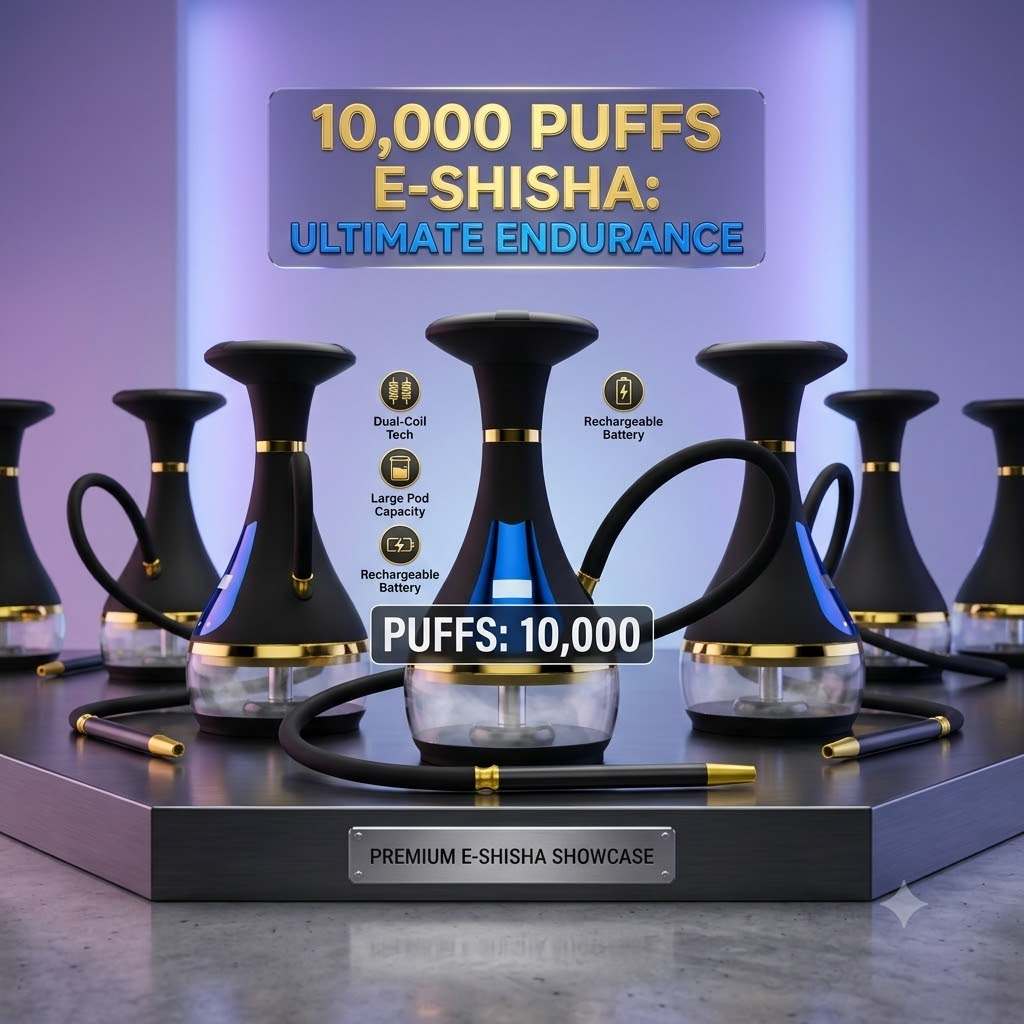 10000 puff e-shisha device showcase