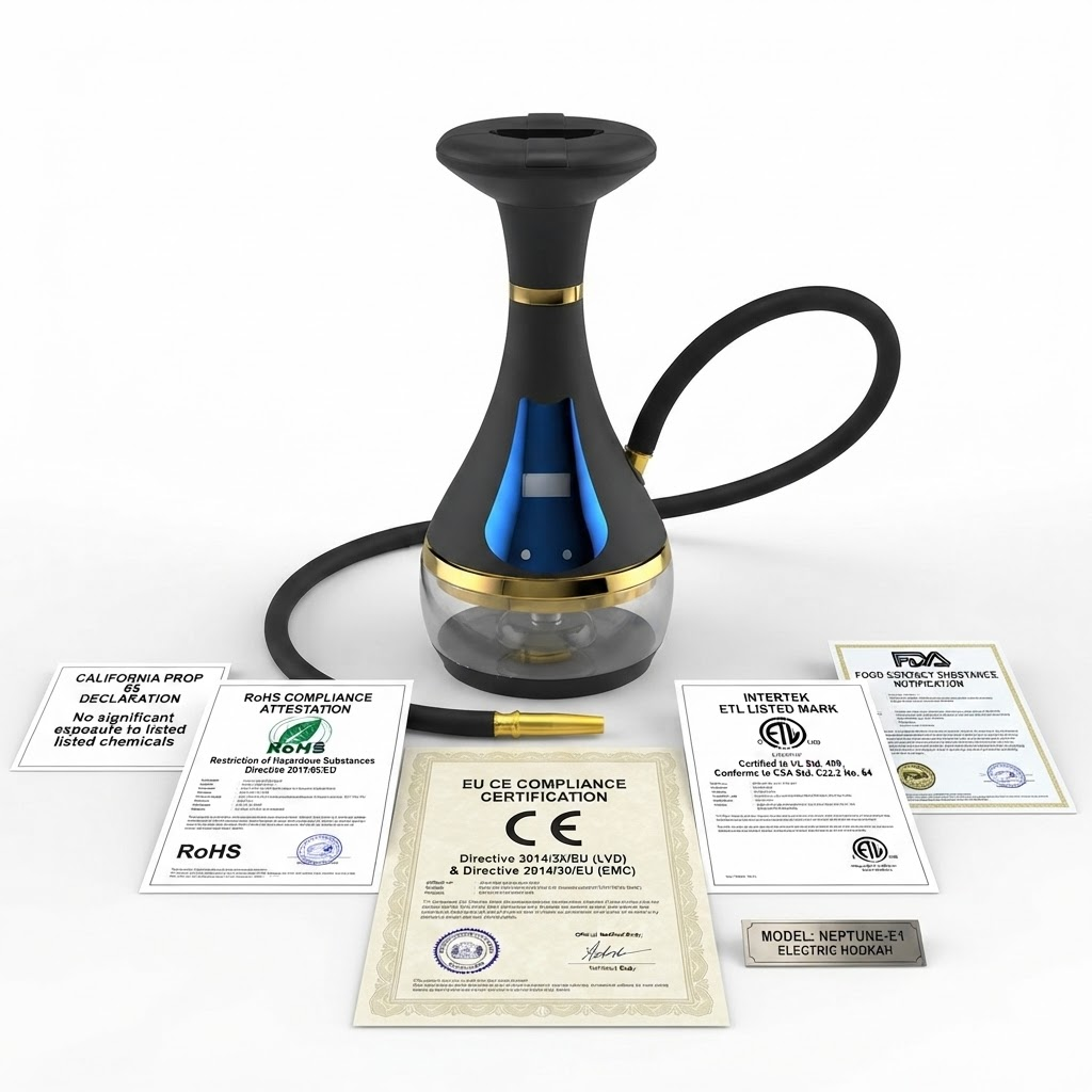Hookah compliance certificates