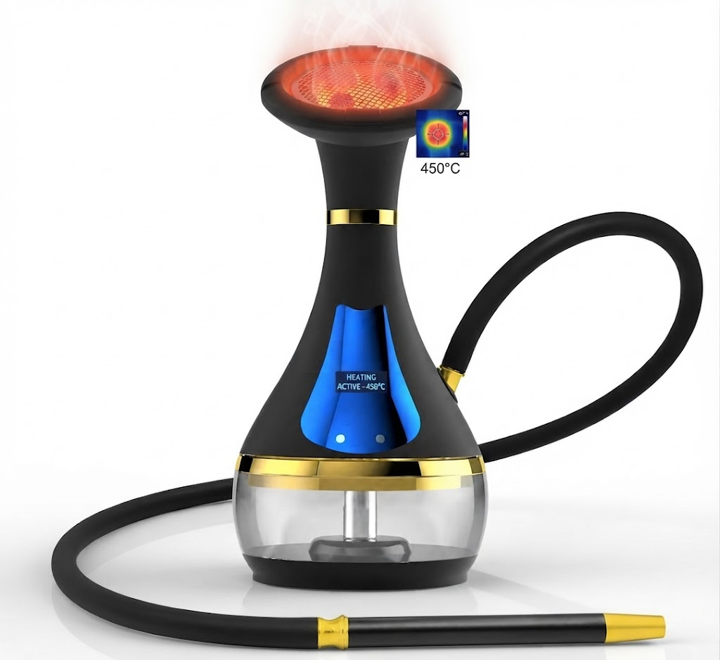 Electronic hookah heating